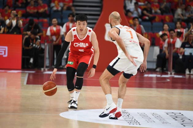 HANGZHOU, CHINA - JUNE 23: Players from Team China and Team Netherlands compete during the 2026 International Basketball Friendly match on June 23, 2026 in Hangzhou, Zhejiang Province of China.  Copyright: xVCGx 111649963593