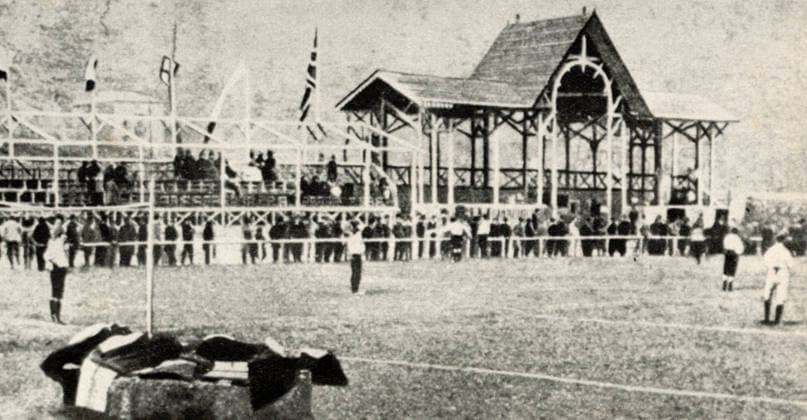 RECORD DATE NOT STATED An Italian football field at the beginning of the 20th century  !ACHTUNG AUFNAHMEDATUM GESCHÄTZT!