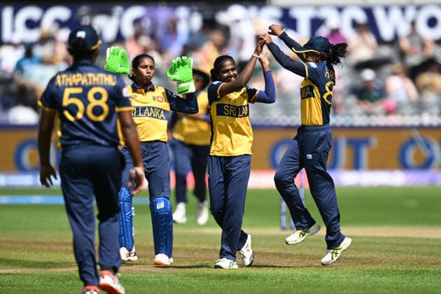 Sri Lanka Women v Ireland Women, ICC Women s T20 World Cup Wicket - Mithali Ayodhya of Sri Lanka celebrates taking the wicket of Rebecca Stokell of Ireland during the ICC Women s T20 World Cup match between Sri Lanka Women and Ireland Women at the Seat Unique Stadium, Bristol, UK on 23 June 2026. Bristol Seat Unique Stadium Gloucestershire UK Editorial use only , Copyright: xGrahamxHuntx PSI-24399-0007