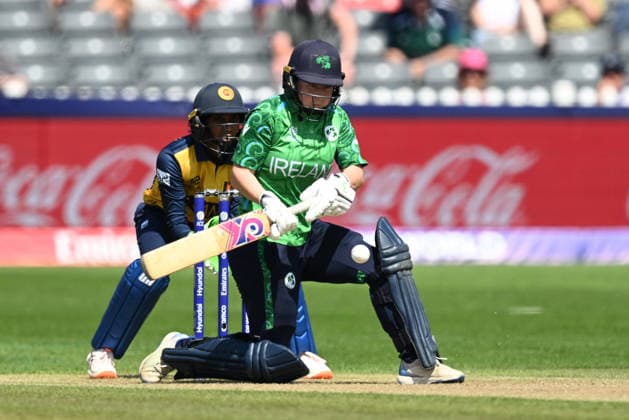 Sri Lanka Women v Ireland Women, ICC Women s T20 World Cup Leah Paul of Ireland plays an attacking shot during the ICC Women s T20 World Cup match between Sri Lanka Women and Ireland Women at the Seat Unique Stadium, Bristol, UK on 23 June 2026. Bristol Seat Unique Stadium Gloucestershire UK Editorial use only , Copyright: xGrahamxHuntx PSI-24399-0016