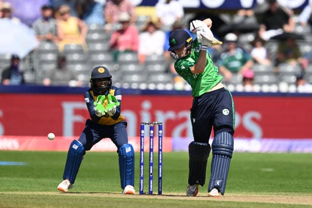 Sri Lanka Women v Ireland Women, ICC Women s T20 World Cup Gaby Lewis of Ireland plays an attacking shot during the ICC Women s T20 World Cup match between Sri Lanka Women and Ireland Women at the Seat Unique Stadium, Bristol, UK on 23 June 2026. Bristol Seat Unique Stadium Gloucestershire UK Editorial use only , Copyright: xGrahamxHuntx PSI-24399-0026