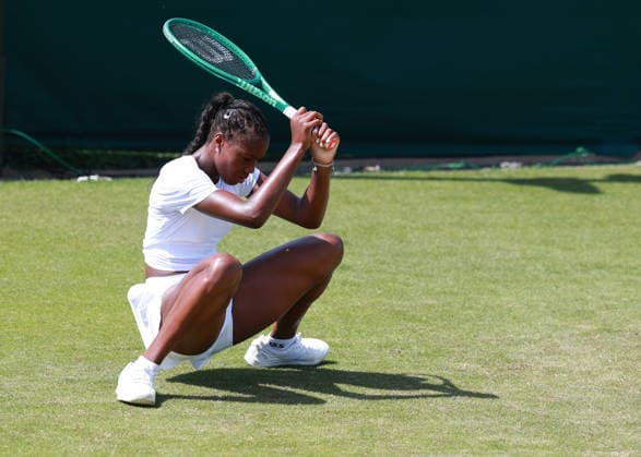 Noma Noha Akugue (GER), Qualifikation, Wimbledon, Damen Einzel, Ladies Singles Tennis - Wimbledon 2026 - Grand Slam ITF ATP, Tennis Herren WTA, Tennis Damen - AELTC - London - - Great Britain - 23 June 2026. *** Noma Noha Akugue GER, Qualifying, Wimbledon, Womens Singles, Ladies Singles Tennis Wimbledon 2026 Grand Slam ITF ATP WTA AELTC London, Great Britain, June 23, 2026,detected_source_language Copyright: xJuergenxHasenkopfx
