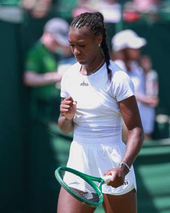 Noma Noha Akugue (GER), Qualifikation, Wimbledon, Damen Einzel, Ladies Singles Tennis - Wimbledon 2026 - Grand Slam ITF ATP, Tennis Herren WTA, Tennis Damen - AELTC - London - - Great Britain - 23 June 2026. *** Noma Noha Akugue GER, Qualifying, Wimbledon, Womens Singles, Ladies Singles Tennis Wimbledon 2026 Grand Slam ITF ATP WTA AELTC London, Great Britain, June 23, 2026,detected_source_language Copyright: xJuergenxHasenkopfx