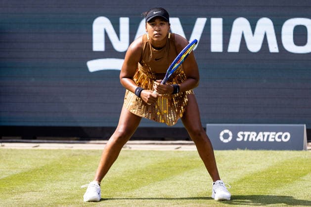BAD HOMBURG, GERMANY - JUNE 23: Naomi Osaka (JPN) during the Bad Homburg Open powered by Solarwatt Singles match between Naomi Osaka (JPN) vs Elise Mertens (BEL) at Kurpark Bad Homburg on June 23, 2026 in Bad Homburg, Germany. Hessen Germany Copyright: xSteffiexWunderlx