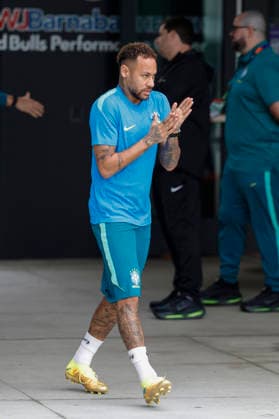 Neymar Jr. of Brazil reacts during a training session at center Columbia Park in Morristown, New Jersey, US, on 22 June 2026. Brazil national team, Nationalteam Training in New Jersey !ACHTUNG: NUR REDAKTIONELLE NUTZUNG!  Copyright: xSebastiaoxMoreirax GRAF4113 0859828256st