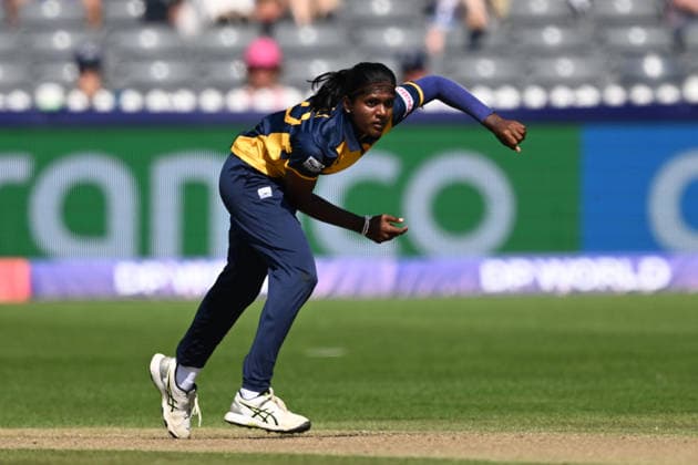 Sri Lanka Women v Ireland Women, ICC Women s T20 World Cup Mithali Ayodhya of Sri Lanka bowling during the ICC Women s T20 World Cup match between Sri Lanka Women and Ireland Women at the Seat Unique Stadium, Bristol, UK on 23 June 2026. Bristol Seat Unique Stadium Gloucestershire UK Editorial use only , Copyright: xGrahamxHuntx PSI-24399-0049