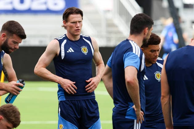 Scott McTominay of Scotland during a training session Scotland Training, 2026 FIFA World Cup, WM, Weltmeisterschaft, Fussball Football, Inter Miami Stadium, Miami, Florida, USA - 23 Jun 2026Miami Inter Miami Stadium Florida (FL) United States of America EDITORIAL USE ONLY No use with unauthorised audio, video, data, fixture lists, club league logos or live services. Online in-match use limited to 120 images, no video emulation. No use in betting, games or single club league player publications.  Copyright: xChrisxArjoon Shutterstockx 16956018j