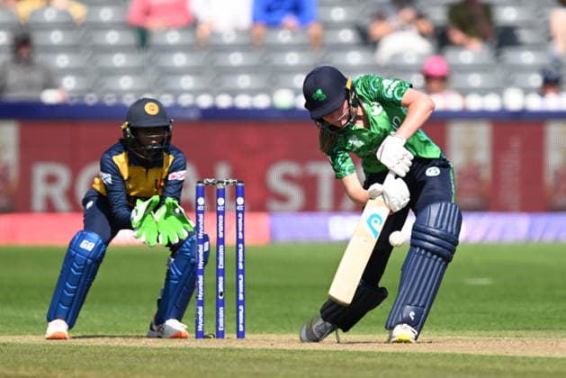 Sri Lanka Women v Ireland Women, ICC Women s T20 World Cup Alice Tector of Ireland plays an attacking shot during the ICC Women s T20 World Cup match between Sri Lanka Women and Ireland Women at the Seat Unique Stadium, Bristol, UK on 23 June 2026. Bristol Seat Unique Stadium Gloucestershire UK Editorial use only , Copyright: xGrahamxHuntx PSI-24399-0054