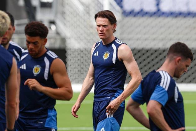 Scott McTominay of Scotland during a training session Scotland Training, 2026 FIFA World Cup, WM, Weltmeisterschaft, Fussball Football, Inter Miami Stadium, Miami, Florida, USA - 23 Jun 2026Miami Inter Miami Stadium Florida (FL) United States of America EDITORIAL USE ONLY No use with unauthorised audio, video, data, fixture lists, club league logos or live services. Online in-match use limited to 120 images, no video emulation. No use in betting, games or single club league player publications.  Copyright: xChrisxArjoon Shutterstockx 16956018aa