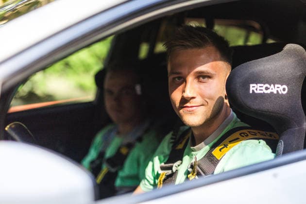 AUTO - WRC, Motorsport Rallye, WM - ACROPOLIS RALLY GREECE 2026 VIRVES Robert, VIILO Jakko, Skoda Fabia RS, portrait during the 2026 Acropolis Rally Greece, 8th round of the 2026 WRC World Rally Car Championship, from June 25 to 28, 2026 at Loutraki, Greece - LoutrakiGreece  Copyright: xNikosxKatikisx