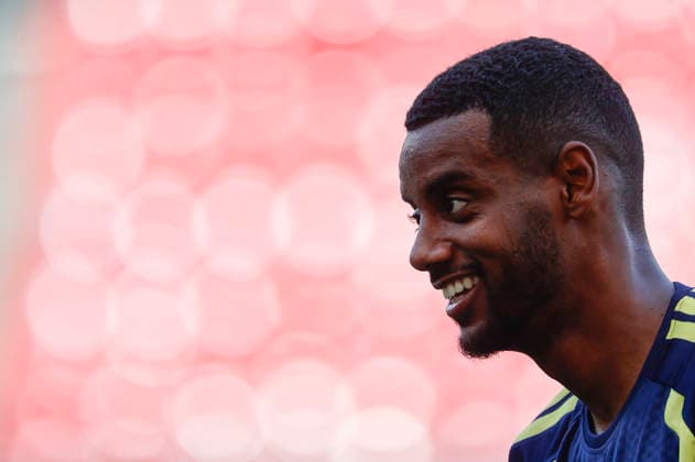 Sweden s Alexander Isak takes part in a training session held at FC Dallas Stadium, in Dallas, United States, 23 June 2026. Sweden will face Japan in their 2026 FIFA World Cup, WM, Weltmeisterschaft, Fussball Group F soccer match on 26 June. 2026 FIFA World Cup - Group F - Sweden s training session !ACHTUNG: NUR REDAKTIONELLE NUTZUNG!  Copyright: xMariscalx GRAF4196 20260623-55020684670_1
