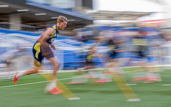 260623 Alexander Bernhardsson of the Swedish national football team at a training session during day 13 of the FIFA World Cup, WM, Weltmeisterschaft, Fussball 2026 on June 23, 2026 in Dallas. Photo: Petter Arvidson BILDBYRAN kod PA PA1250 fotboll football soccer fotball vm fotbolls-vm fotball-vm fotbolls-vm 2026 fifa world cup 2026 träning practice training sverige sweden sverige a day 13 bbeng *** 260623 Alexander Bernhardsson of the Swedish national soccer team at a training session on Day 13 of the 2026 FIFA World Cup on June 23, 2026 in Dallas. Photo by Petter Arvidson, BILDBYRAN, code PA PA1250. soccer, football, soccer World Cup, 2026 FIFA World Cup, training, Sweden, Sweden A, day 13 bbeng,detected_source_language  Copyright: PETTERxARVIDSON BB260623PA022