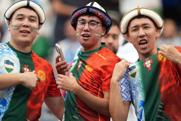 Portugal v Uzbekistan - FIFA World Cup, WM, Weltmeisterschaft, Fussball 2026 - Group K HOUSTON, USA - JUNE 23: Fans gather prior the 2026 FIFA World Cup First Stage Group K match between Portugal and Uzbekistan at NRG Stadium (Houston Stadium) in Houston, Texas, United States on June 23, 2026. Hakan Akgun Anadolu Texas United States. Editorial use only. Please get in touch for any other usage.  Copyright: x2026xAnadoluxHakanxAkgunx