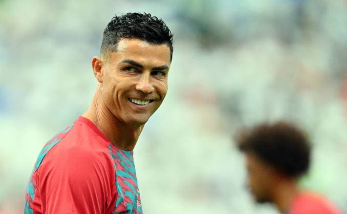 FIFA World Cup, WM, Weltmeisterschaft, Fussball 2026 - Group K - Portugal vs Uzbekistan Portugal s Cristiano Ronaldo during warm up prior to the FIFA World Cup 2026 group stage match Portugal against Uzbekistan, in Houston, USA, 23 June 2026. HOUSTON United States  Copyright: xSAMxWASSONx