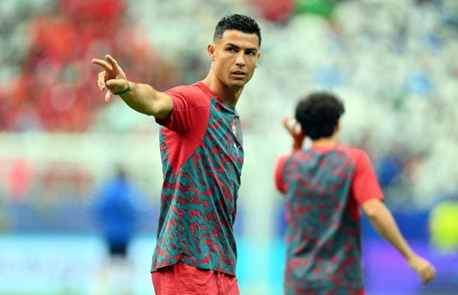FIFA World Cup, WM, Weltmeisterschaft, Fussball 2026 - Group K - Portugal vs Uzbekistan Portugal s Cristiano Ronaldo during warm up prior to the FIFA World Cup 2026 group stage match Portugal against Uzbekistan, in Houston, USA, 23 June 2026. HOUSTON United States  Copyright: xSAMxWASSONx