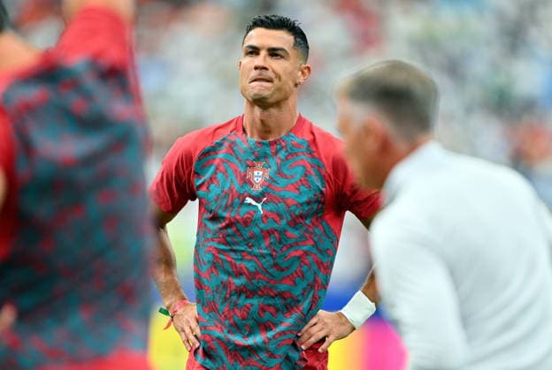 FIFA World Cup, WM, Weltmeisterschaft, Fussball 2026 - Group K - Portugal vs Uzbekistan Portugal s Cristiano Ronaldo during warm up prior to the FIFA World Cup 2026 group stage match Portugal against Uzbekistan, in Houston, USA, 23 June 2026. HOUSTON United States  Copyright: xSAMxWASSONx