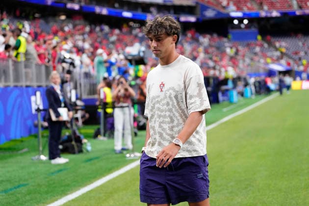 June 23, 2026, Houston, Texas, United States: Joao Felix of Portugal looks on during the FIFA World Cup, WM, Weltmeisterschaft, Fussball 2026 Group K match between Portugal and Uzbekistan at Houston Stadium on June 23, 2026 in Houston, Texas. Houston United States - ZUMAa181 20260623_zaa_a181_029 Copyright: xJosexBretonx
