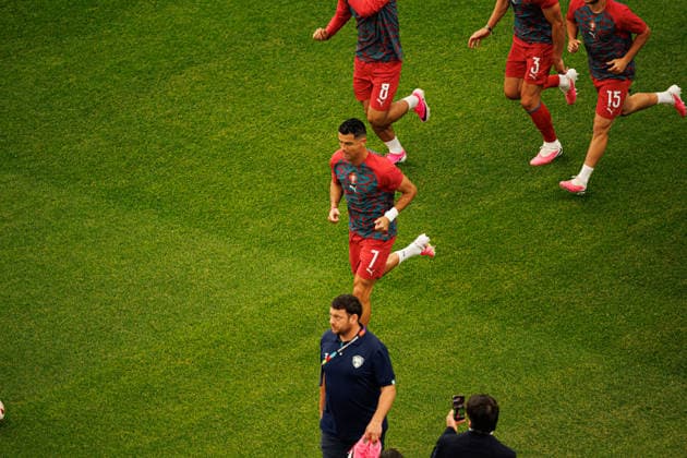 Cristiano Ronaldo seen during FIFA World Cup, WM, Weltmeisterschaft, Fussball 2026 game between national teams of Portugal and Uzbekistan (Grzegorz Wajda Ball Raw Images) Houston Houston Stadium USA Copyright: xGrzegorzxWajdax grzegorzwajda_portugal_uzbekistan_2526-6