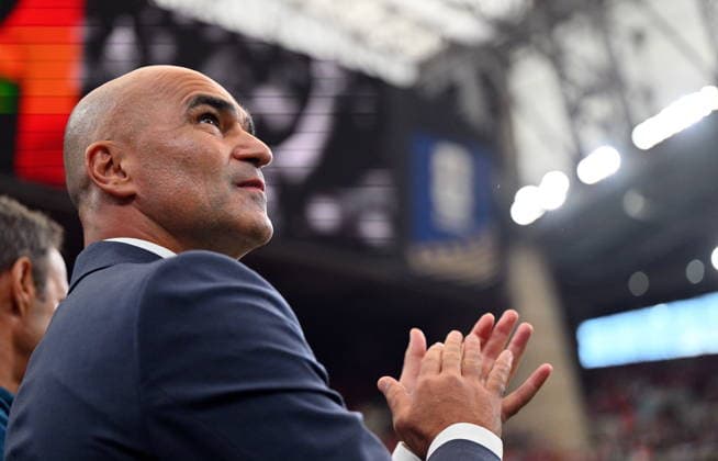 FIFA World Cup, WM, Weltmeisterschaft, Fussball 2026 - Group K - Portugal vs Uzbekistan Portugal s head coach Roberto Martinez reacts prior to the FIFA World Cup 2026 group stage match Portugal against Uzbekistan, in Houston, USA, 23 June 2026. HOUSTON United States  Copyright: xSAMxWASSONx
