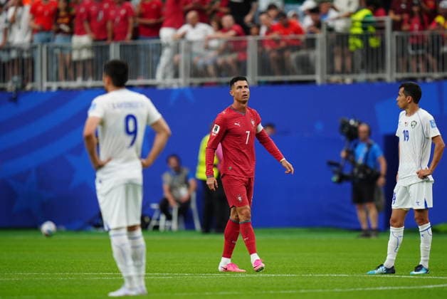 Portugal v Uzbekistan - FIFA World Cup, WM, Weltmeisterschaft, Fussball 2026 - Group K HOUSTON, USA - JUNE 23: Cristiano Ronaldo of Portugal in action during the 2026 FIFA World Cup First Stage Group K match between Portugal and Uzbekistan at NRG Stadium (Houston Stadium) in Houston, Texas, United States on June 23, 2026. Hakan Akgun Anadolu Texas United States. Editorial use only. Please get in touch for any other usage.  Copyright: x2026xAnadoluxHakanxAkgunx