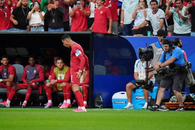 Portugal v Uzbekistan - FIFA World Cup, WM, Weltmeisterschaft, Fussball 2026 - Group K HOUSTON, USA - JUNE 23: Cristiano Ronaldo of Portugal celebrates after scoring a goal during the 2026 FIFA World Cup First Stage Group K match between Portugal and Uzbekistan at NRG Stadium (Houston Stadium) in Houston, Texas, United States on June 23, 2026. Hakan Akgun Anadolu Texas United States. Editorial use only. Please get in touch for any other usage.  Copyright: x2026xAnadoluxHakanxAkgunx