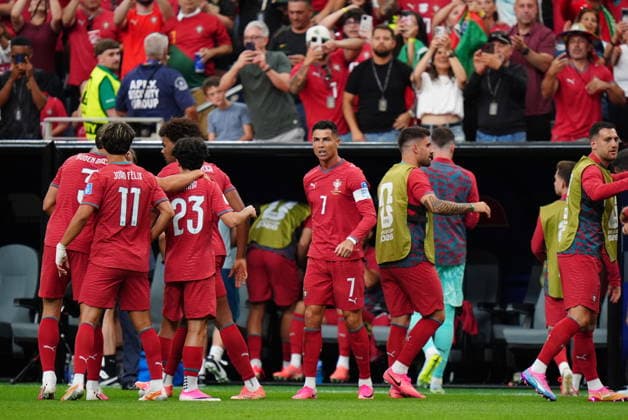 Portugal v Uzbekistan - FIFA World Cup, WM, Weltmeisterschaft, Fussball 2026 - Group K HOUSTON, USA - JUNE 23: Cristiano Ronaldo of Portugal celebrates after scoring a goal during the 2026 FIFA World Cup First Stage Group K match between Portugal and Uzbekistan at NRG Stadium (Houston Stadium) in Houston, Texas, United States on June 23, 2026. Hakan Akgun Anadolu Texas United States. Editorial use only. Please get in touch for any other usage.  Copyright: x2026xAnadoluxHakanxAkgunx