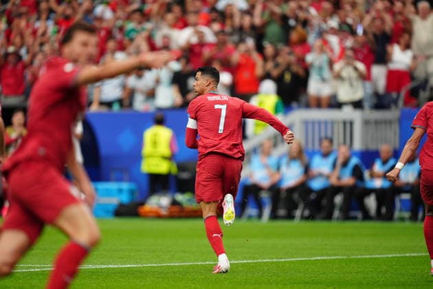 Portugal v Uzbekistan - FIFA World Cup, WM, Weltmeisterschaft, Fussball 2026 - Group K HOUSTON, USA - JUNE 23: Cristiano Ronaldo of Portugal celebrates after scoring a goal during the 2026 FIFA World Cup First Stage Group K match between Portugal and Uzbekistan at NRG Stadium (Houston Stadium) in Houston, Texas, United States on June 23, 2026. Hakan Akgun Anadolu Texas United States. Editorial use only. Please get in touch for any other usage.  Copyright: x2026xAnadoluxHakanxAkgunx
