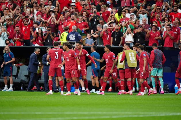 Portugal v Uzbekistan - FIFA World Cup, WM, Weltmeisterschaft, Fussball 2026 - Group K HOUSTON, USA - JUNE 23: Cristiano Ronaldo of Portugal celebrates after scoring a goal during the 2026 FIFA World Cup First Stage Group K match between Portugal and Uzbekistan at NRG Stadium (Houston Stadium) in Houston, Texas, United States on June 23, 2026. Hakan Akgun Anadolu Texas United States. Editorial use only. Please get in touch for any other usage.  Copyright: x2026xAnadoluxHakanxAkgunx