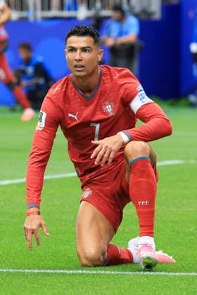Cristiano Ronaldo of Portugal in action during the Group K soccer match between Portugal and Uzbekistan at the 2026 FIFA World Cup, WM, Weltmeisterschaft, Fussball 2026 group stage match at the Houston stadium, United States, 23 June 2026. FIFA World Cup 2026 - Group K - Portugal vs Uzbekistan !ACHTUNG: NUR REDAKTIONELLE NUTZUNG!  Copyright: xCarlosxRamirezx GRAF4305 20260623-55020685484_1