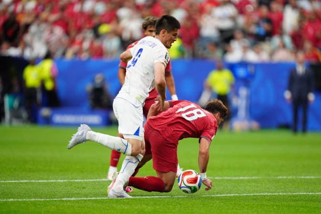 Portugal v Uzbekistan - FIFA World Cup, WM, Weltmeisterschaft, Fussball 2026 - Group K HOUSTON, USA - JUNE 23: Pedro Neto (18) of Portugal in action during the 2026 FIFA World Cup First Stage Group K match between Portugal and Uzbekistan at NRG Stadium (Houston Stadium) in Houston, Texas, United States on June 23, 2026. Hakan Akgun Anadolu Texas United States. Editorial use only. Please get in touch for any other usage.  Copyright: x2026xAnadoluxHakanxAkgunx