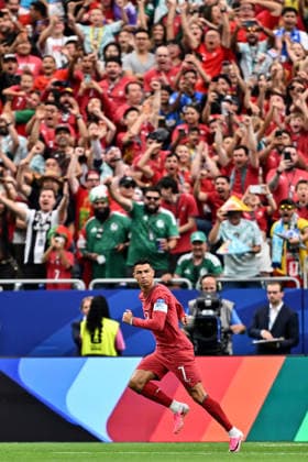 Gc Houston (Stati Uniti) 23 06 2026 - Mondiali di Calcio 2026 Portogallo-Uzbekistan foto Giacomo Cosua Image nella foto: esultanza gol Cristiano Ronaldo 