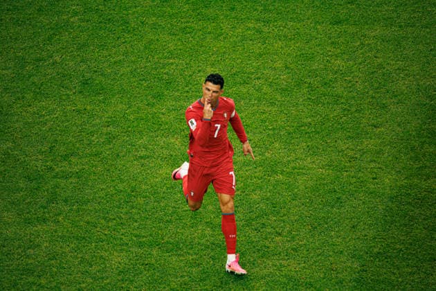 Cristiano Ronaldo seen celebrating after scoring goal during FIFA World Cup, WM, Weltmeisterschaft, Fussball 2026 game between national teams of Portugal and Uzbekistan (Grzegorz Wajda Ball Raw Images) Houston Houston Stadium USA Copyright: xGrzegorzxWajdax grzegorzwajda_portugal_uzbekistan_2526_2-16