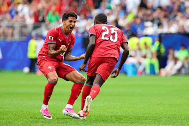 2026.06.23 Houston pilka nozna Mistrzostwa Swiata w USA Meksyk Kanada 2026 Portugalia - Uzbekistan N z Nuno Mendes bramka gol radosc na 2-0 Foto Pawel Andrachiewicz PressFocus 2026.06.23 Houston Football - 2026 FIFA World Cup, WM, Weltmeisterschaft, Fussball in USA Canada Mexico Portugal - Uzbekistan Nuno Mendes bramka gol radosc na 2-0 Credit: Pawel Andrachiewicz PressFocus NEWSPIX.PL --- newspix.pl POLAND OUT! 