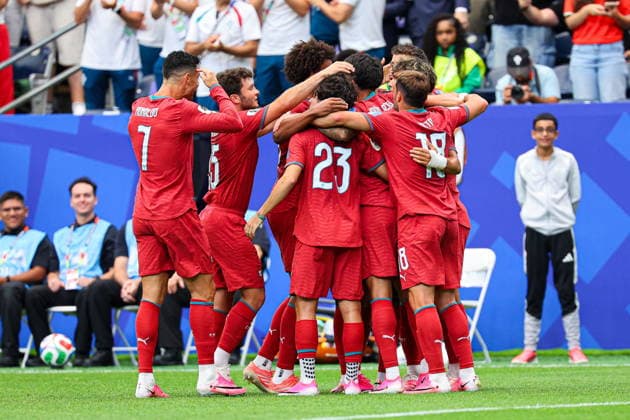 2026.06.23 Houston pilka nozna Mistrzostwa Swiata w USA Meksyk Kanada 2026 Portugalia - Uzbekistan N z Nuno Mendes bramka gol radosc na 2-0 Foto Pawel Andrachiewicz PressFocus 2026.06.23 Houston Football - 2026 FIFA World Cup, WM, Weltmeisterschaft, Fussball in USA Canada Mexico Portugal - Uzbekistan Nuno Mendes bramka gol radosc na 2-0 Credit: Pawel Andrachiewicz PressFocus NEWSPIX.PL --- newspix.pl POLAND OUT! 