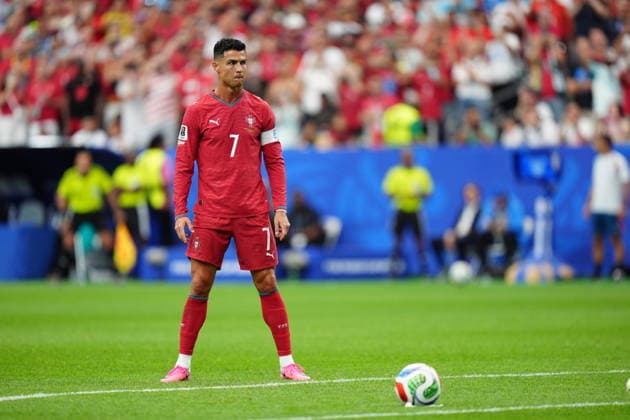 Portugal v Uzbekistan - FIFA World Cup, WM, Weltmeisterschaft, Fussball 2026 - Group K HOUSTON, USA - JUNE 23: Cristiano Ronaldo of Portugal is seen prior the set piece during the 2026 FIFA World Cup First Stage Group K match between Portugal and Uzbekistan at NRG Stadium (Houston Stadium) in Houston, Texas, United States on June 23, 2026. Hakan Akgun Anadolu Texas United States. Editorial use only. Please get in touch for any other usage.  Copyright: x2026xAnadoluxHakanxAkgunx