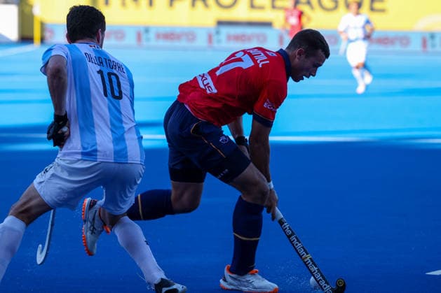 2026_06_23, FIH Hockey Pro League, Argentinien vs Spanien , Männer, Ernst-Reuter-Sportfeld Pepe Cunill (Spanien, 17) Berlin Berlin Germany *** June 23, 2026, FIH Hockey Pro League, Argentina vs. Spain, Men, Ernst Reuter Sportfeld Pepe Cunill, Spain, 17 Berlin, Berlin, Germany,detected_source_language