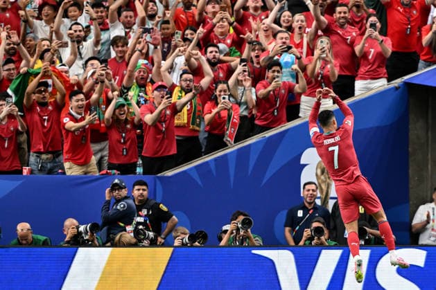 Gc Houston (Stati Uniti) 23 06 2026 - Mondiali di Calcio 2026 Portogallo-Uzbekistan foto Giacomo Cosua Image nella foto: esultanza gol Cristiano Ronaldo 