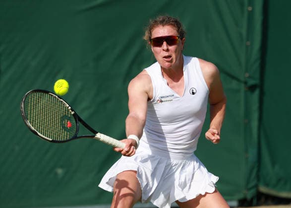 Anna Lena Friedsam (GER), Damen Einzel, Ladies Singles, Qualifikation, Wimbledon Tennis - Wimbledon 2026 - Grand Slam ITF ATP, Tennis Herren WTA, Tennis Damen - AELTC - London - - Great Britain - 23 June 2026. *** Anna Lena Friedsam GER, Womens Singles, Qualifying, Wimbledon Tennis, Wimbledon 2026, Grand Slam, ITF, ATP, WTA, AELTC, London, Great Britain, June 23, 2026,detected_source_language Copyright: xJuergenxHasenkopfx