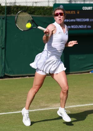 Anna Lena Friedsam (GER), Damen Einzel, Ladies Singles, Qualifikation, Wimbledon Tennis - Wimbledon 2026 - Grand Slam ITF ATP, Tennis Herren WTA, Tennis Damen - AELTC - London - - Great Britain - 23 June 2026. *** Anna Lena Friedsam GER, Womens Singles, Qualifying, Wimbledon Tennis, Wimbledon 2026, Grand Slam, ITF, ATP, WTA, AELTC, London, Great Britain, June 23, 2026,detected_source_language Copyright: xJuergenxHasenkopfx