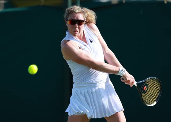 Anna Lena Friedsam (GER), Damen Einzel, Ladies Singles, Qualifikation, Wimbledon Tennis - Wimbledon 2026 - Grand Slam ITF ATP, Tennis Herren WTA, Tennis Damen - AELTC - London - - Great Britain - 23 June 2026. *** Anna Lena Friedsam GER, Womens Singles, Qualifying, Wimbledon Tennis, Wimbledon 2026, Grand Slam, ITF, ATP, WTA, AELTC, London, Great Britain, June 23, 2026,detected_source_language Copyright: xJuergenxHasenkopfx