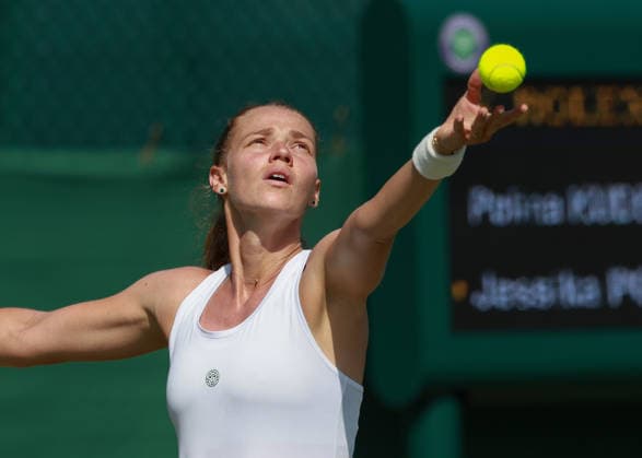 Jessika Ponchet (FRA), Damen Einzel, Ladies Singles, Qualifikation, Wimbledon Tennis - Wimbledon 2026 - Grand Slam ITF ATP, Tennis Herren WTA, Tennis Damen - AELTC - London - - Great Britain - 23 June 2026. *** Jessika Ponchet (FRA), Womens Singles, Qualifying, Wimbledon Tennis, Wimbledon 2026, Grand Slam, ITF, ATP, WTA, AELTC, London, Great Britain, June 23, 2026,detected_source_language Copyright: xJuergenxHasenkopfx