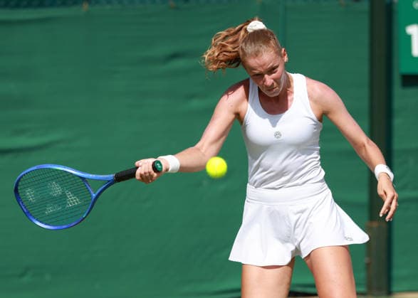 Jessika Ponchet (FRA), Damen Einzel, Ladies Singles, Qualifikation, Wimbledon Tennis - Wimbledon 2026 - Grand Slam ITF ATP, Tennis Herren WTA, Tennis Damen - AELTC - London - - Great Britain - 23 June 2026. *** Jessika Ponchet (FRA), Womens Singles, Qualifying, Wimbledon Tennis, Wimbledon 2026, Grand Slam, ITF, ATP, WTA, AELTC, London, Great Britain, June 23, 2026,detected_source_language Copyright: xJuergenxHasenkopfx