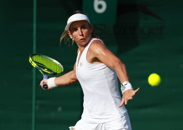 Julia Grabher (AUT), Damen Einzel, Ladies Singles, Qualifikation, Wimbledon Tennis - Wimbledon 2026 - Grand Slam ITF ATP, Tennis Herren WTA, Tennis Damen - AELTC - London - - Great Britain - 23 June 2026. *** Julia Grabher (AUT), Womens Singles, Qualifying, Wimbledon Tennis, Wimbledon 2026, Grand Slam, ITF, ATP, WTA, AELTC, London, Great Britain, June 23, 2026,detected_source_language Copyright: xJuergenxHasenkopfx