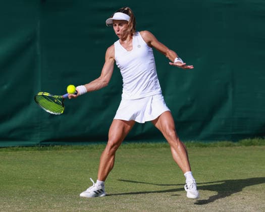 Julia Grabher (AUT), Damen Einzel, Ladies Singles, Qualifikation, Wimbledon Tennis - Wimbledon 2026 - Grand Slam ITF ATP, Tennis Herren WTA, Tennis Damen - AELTC - London - - Great Britain - 23 June 2026. *** Julia Grabher (AUT), Womens Singles, Qualifying, Wimbledon Tennis, Wimbledon 2026, Grand Slam, ITF, ATP, WTA, AELTC, London, Great Britain, June 23, 2026,detected_source_language Copyright: xJuergenxHasenkopfx