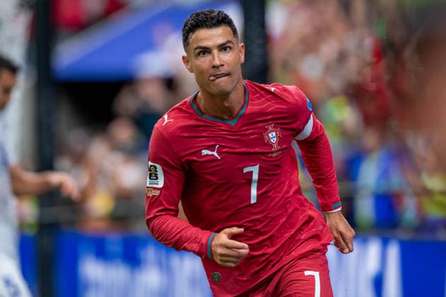 June 23, 2026: Portugal forward Cristiano Ronaldo (7) celebrates his goal during a FIFA World Cup, WM, Weltmeisterschaft, Fussball Group K match between Portugal and Uzbekistan in Houston, TX. .. CSM USA - ZUMAc04_ 20260623_faf_c04_024 Copyright: xTraskxSmithx