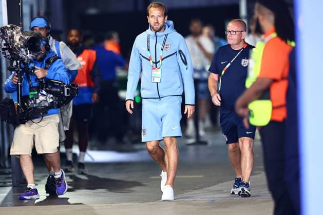Harry Kane of England arrives England v Ghana, 2026 FIFA World Cup, WM, Weltmeisterschaft, Fussball Group L, Football, Boston Stadium, Foxborough, Massachusetts, USA - 23 Jun 2026Foxborough Boston Stadium Massachusetts (MA) United States of America EDITORIAL USE ONLY No use with unauthorised audio, video, data, fixture lists, club league logos or live services. Online in-match use limited to 120 images, no video emulation. No use in betting, games or single club league player publications.  Copyright: xMichaelxZemanek Shutterstockx 16956026i