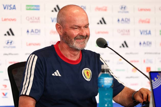 Steve Clarke, coach of Scotland during a press conference, PK, Pressekonferenz Scotland Press Conference, 2026 FIFA World Cup, WM, Weltmeisterschaft, Fussball Football, Miami Stadium, Miami, Florida, USA - 23 Jun 2026Miami Miami Stadium Florida (FL) United States of America EDITORIAL USE ONLY No use with unauthorised audio, video, data, fixture lists, club league logos or live services. Online in-match use limited to 120 images, no video emulation. No use in betting, games or single club league player publications.  Copyright: xChrisxArjoon Shutterstockx 16956019m