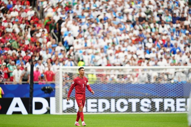 Portugal v Uzbekistan - FIFA World Cup, WM, Weltmeisterschaft, Fussball 2026 - Group K HOUSTON, USA - JUNE 23: Cristiano Ronaldo (7) of Portugal gestures during the 2026 FIFA World Cup First Stage Group K match between Portugal and Uzbekistan at NRG Stadium (Houston Stadium) in Houston, Texas, United States on June 23, 2026. Hakan Akgun Anadolu Texas United States. Editorial use only. Please get in touch for any other usage.  Copyright: x2026xAnadoluxHakanxAkgunx
