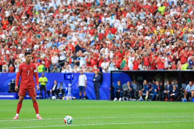 Cristiano Ronaldo of Portugal during the Group K soccer match between Portugal and Uzbekistan at the 2026 FIFA World Cup, WM, Weltmeisterschaft, Fussball 2026 group stage match at the Houston stadium, United States, 23 June 2026. FIFA World Cup 2026 - Group K - Portugal vs Uzbekistan !ACHTUNG: NUR REDAKTIONELLE NUTZUNG!  Copyright: xCarlosxRamirezx GRAF4359 0859844080st