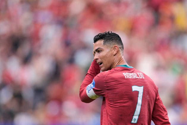 260623 Cristiano Ronaldo of Portugal looks dejected during the FIFA World Cup, WM, Weltmeisterschaft, Fussball 2026 football match between Portugal and Uzbekistan on June 23, 2026 in Houston. Photo: Ludvig Thunman BILDBYRAN kod LT LT0803 fotboll football soccer fotball vm fotbolls-vm fotball-vm fotbolls-vm 2026 fifa world cup 2026 day 13 bbeng depp *** June 23, 2026  Copyright: LUDVIGxTHUNMAN BB260623LT043